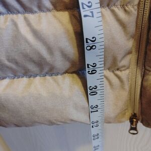 Eddie Bauer down coat, gray, size M